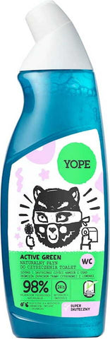 Gel detergente per WC verde attivo 750 ml YOPE