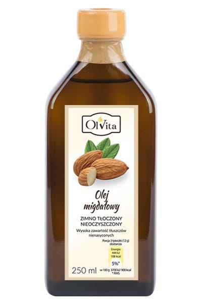 Almond oil, cold-pressed 250 ml OLVITA
