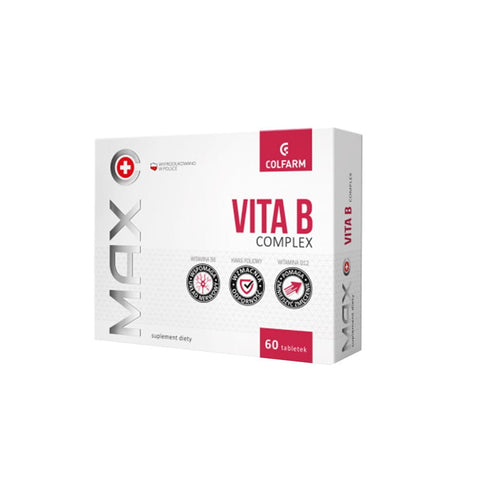 Max vita B COMPLEX 60 tablets COLFARM