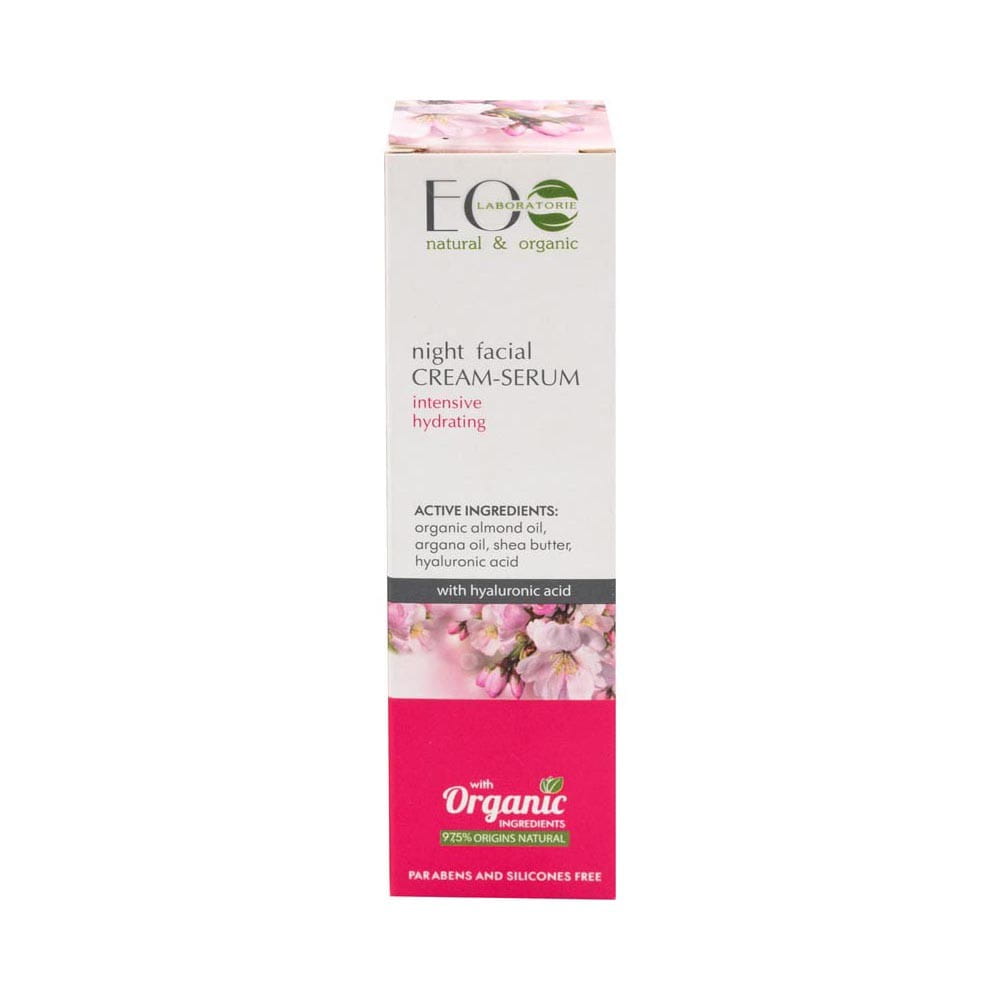 Gesichtsserumcreme für die Nacht mit tiefer Feuchtigkeit 50 ml ECO LABORATORIE - Biogo.de