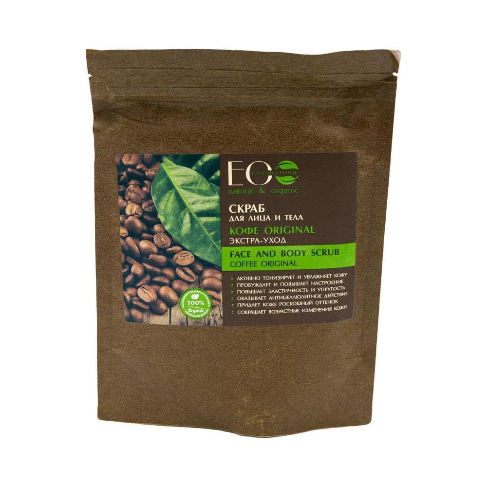 Gesichts- und Körperpeeling, Kaffee 200 g ECO LABORATORIES - Biogo.de