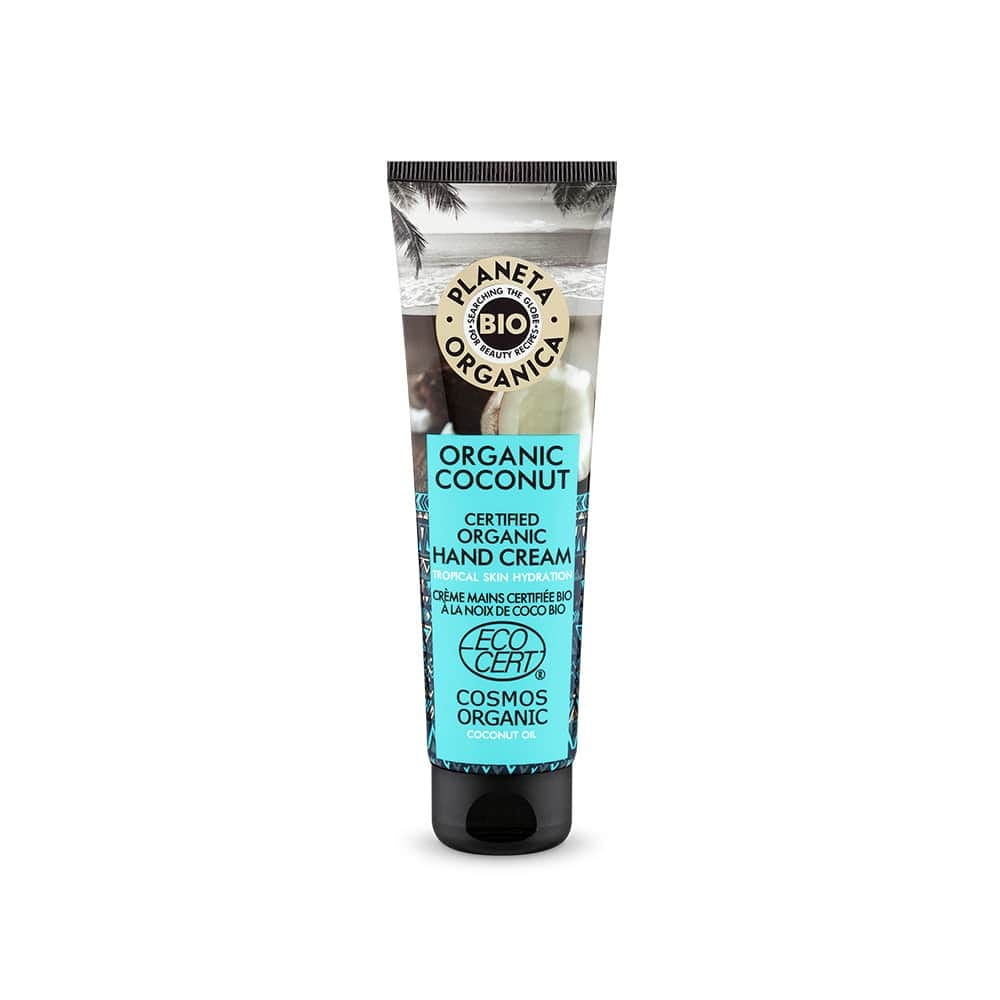 Feuchtigkeitsspendende und glättende Handcreme mit Bio-Kokos, 75 ml - Biogo.de