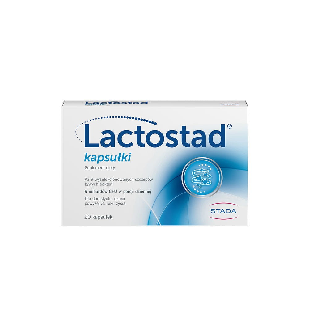 Lactostad for adults and children 3 + 20 capsules