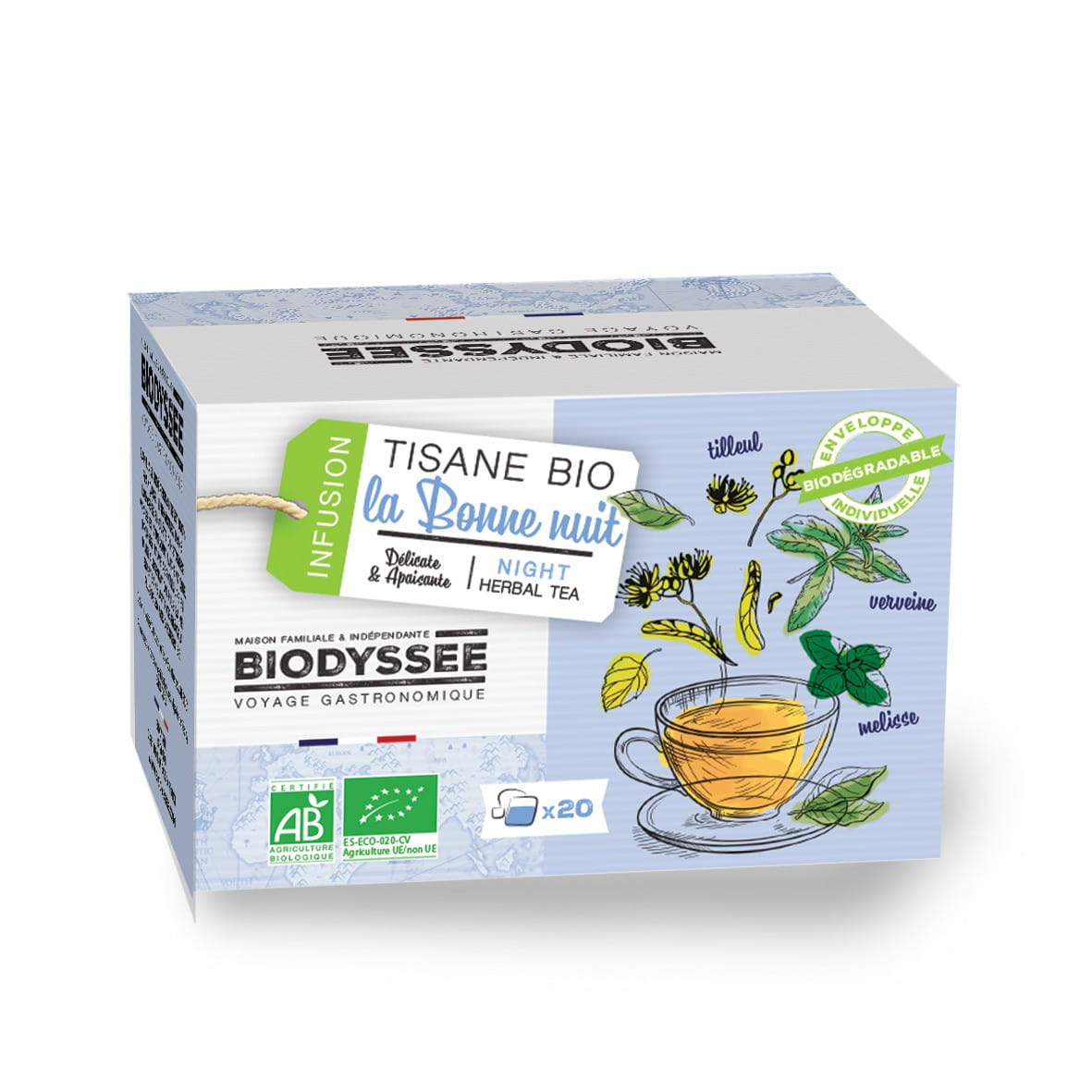 Té de hierbas antes de acostarse 20x1,5g EKO BIODYSSEE