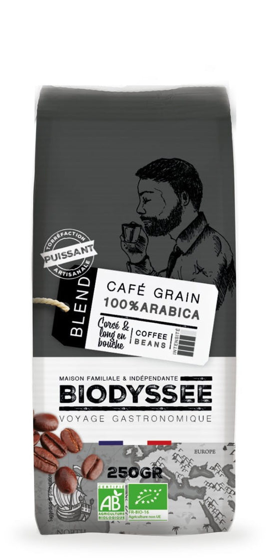 100% starke Arabica-Kaffeebohnen 250 g ECO BIODYSSEE - Biogo.de