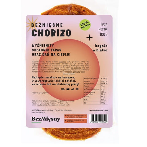 Vegánske Chorizo 100 g BEZMÄSOVÉ MÄSO