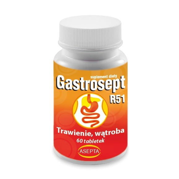 Gastrosept r51 60 ASEPTA tablets
