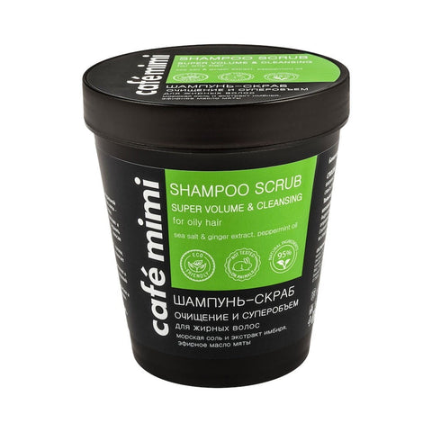 Shampoing - gommage cheveux, volume 330 g CAFEMIMI