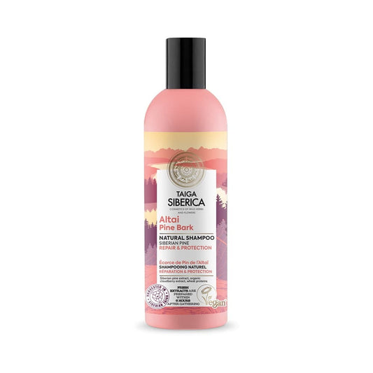 EUROBIO LAB Alta Pine Haarshampoo in 270 ml Flasche, mit natürlichen Inhaltsstoffen für gepflegtes Haar