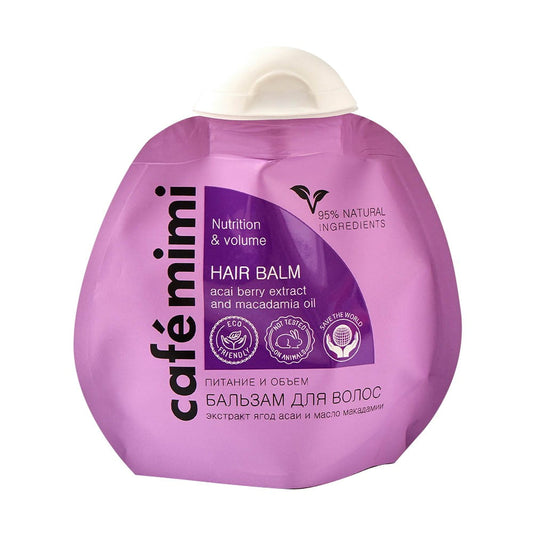 Haarbalsam von DesignSoap zur Wiederherstellung des Volumens, 100 ml, zeigt die Flasche mit cremiger Textur und stilvollem Design