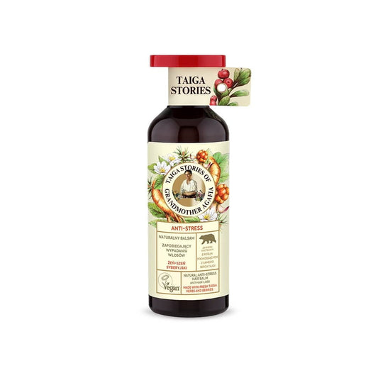 Haarbalsam mit Sibirischem Ginseng von EUROBIO LAB in 500 ml Flasche, für gesundes Haar und Kopfhaut