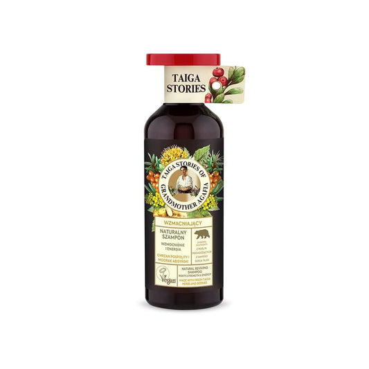 Haarshampoo mit Meerrettich und Abessinier Heidelbeere in 500 ml Flasche, EUROBIO LAB, sichtbare Verpackung und Produktdetails
