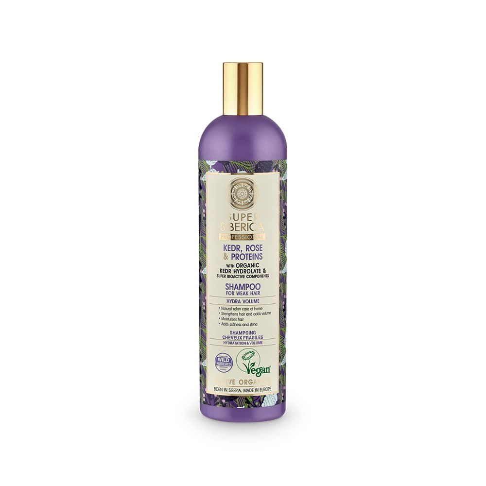 Shampoo für geschwächtes Haar, Feuchtigkeit und Volumen 400 ml - Biogo.de