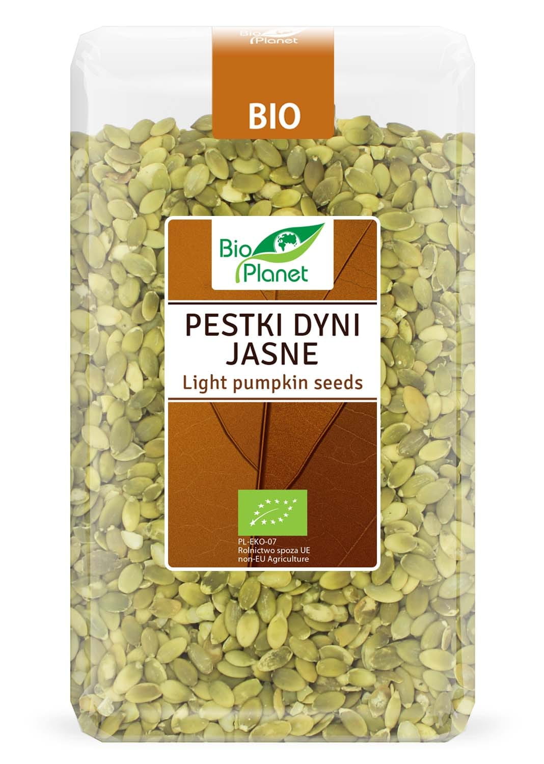 Light Pumpkin Seeds BIO 1 kg - BIO PLANET