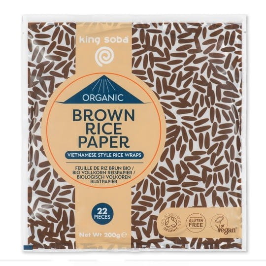 Glutenfreies Vollkornreispapier BIO 200 g (22 Stk.) - KING SOBA - Biogo.de
