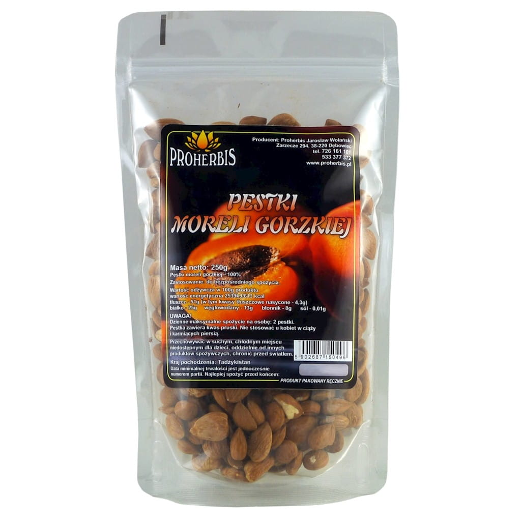 Huesos de albaricoque amargo 250g PROHERBIS