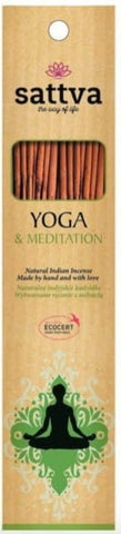 Incienso natural de yoga y meditación 30g SATTVA