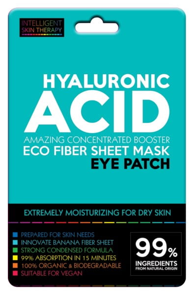 Parches oculares de ácido hialurónico 1 par BEAUTY FACE