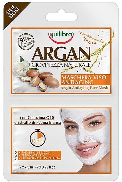 Argan-Gesichtsmaske 2x75ml EQUILIBRA - Biogo.de