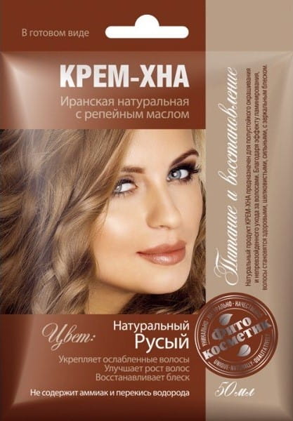 Cremiges Henna dunkelblond 50ml FITOKOSMETIK - Biogo.de