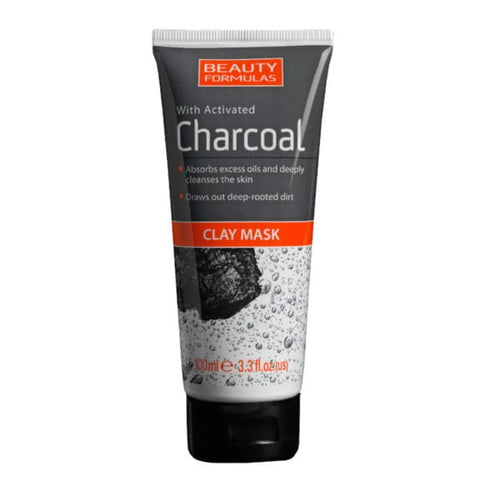 BEAUTY FORMULAS Clay mask with activated carbon