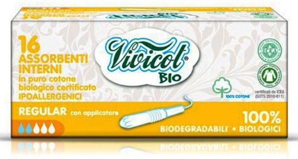 Amponía con aplicador normal de 16 piezas VIVICOT BIO