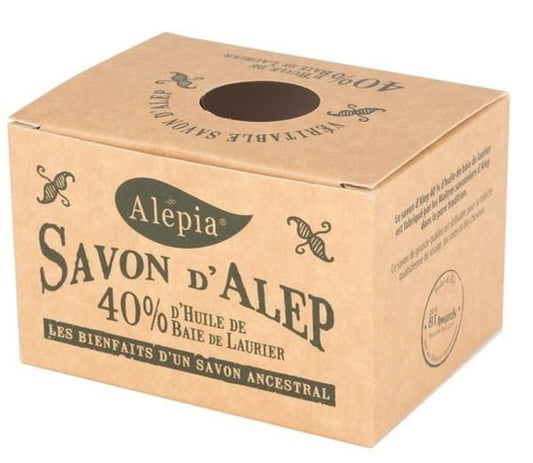 Seife 40% Lorbeer 190g - ALEPIA - Biogo.de