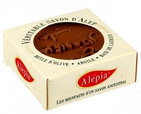 Seife mit rotem Ton 125g - ALEPIA - Biogo.de