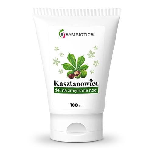 Symbiotics Anowiec Gel mit Kastanie für müde Beine, 100 ml, pflegende Creme gegen schwere Beine und Müdigkeit.
