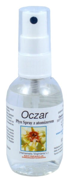 Flüssiges Verbrennungsspray von OCZAR in 50ml Flasche, Anwendung bei Verbrennungen, praktische Notfallhilfe.