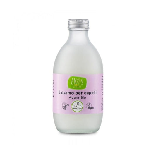 Haferspülung von PIERPAOLI EKOS, 280 ml Flasche mit natürlicher Haarpflege, sichtbarer Spülung in der Flasche