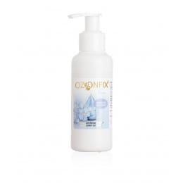 Ozonisiertes Leinöl in 100 ml Flasche mit OZONFIX-Pumpe, naturbelassenes Flachsöl für gesunde Ernährung