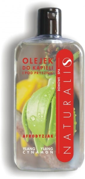 Badeöl Aphrodisiakum von NATURALIS in einer 250 ml Flasche, flüssiges Badeöl mit natürlichen Inhaltsstoffen für ein sinnliches Bad