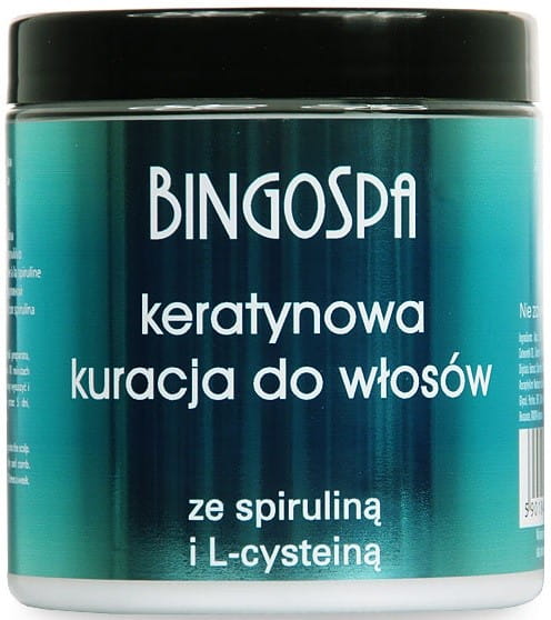 BINGOSPA Keratin Hair Treatment with Spirulina