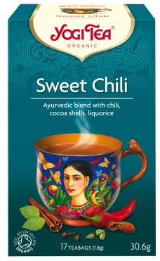 Sweet chilli tea ORGANIC 17x18g with YOGI TEA chili