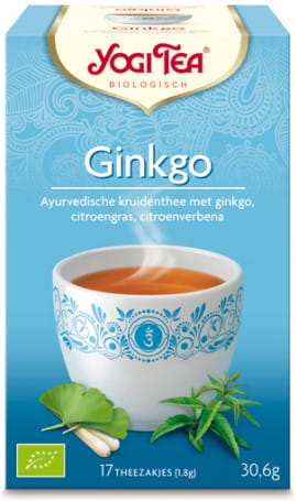 Thé Ginkgo BIO 17x18g au ginkgo YOGI TEA