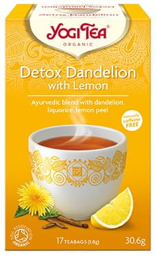 Detox Tea Dandelion Lemon ORGANIC 17x18g YOGI TEA