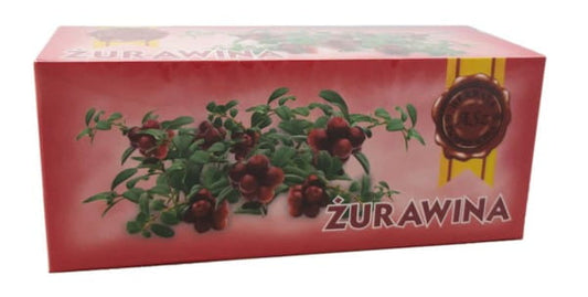 Cranberry-Tee im Beutel, 20 Stück à 25g, von ASZ, frischer Tee mit Cranberry-Geschmack, in Packung auf dem Bild sichtbar