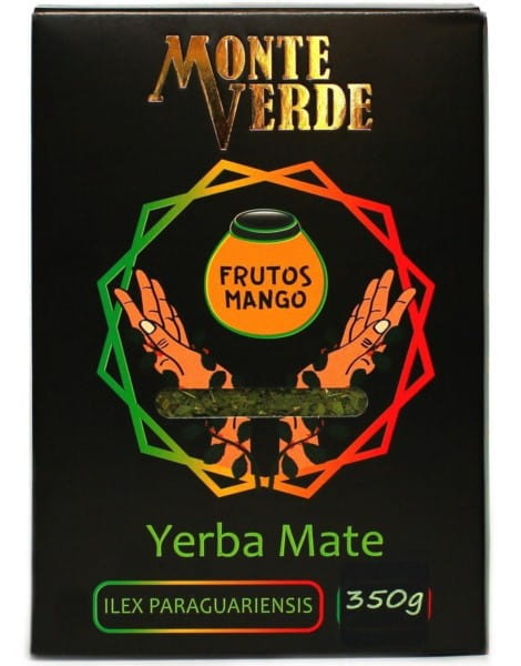 Yerba Mate Monte Verde Frutos Mango 350 g - Biogo.de Huvudsaklig produktbild