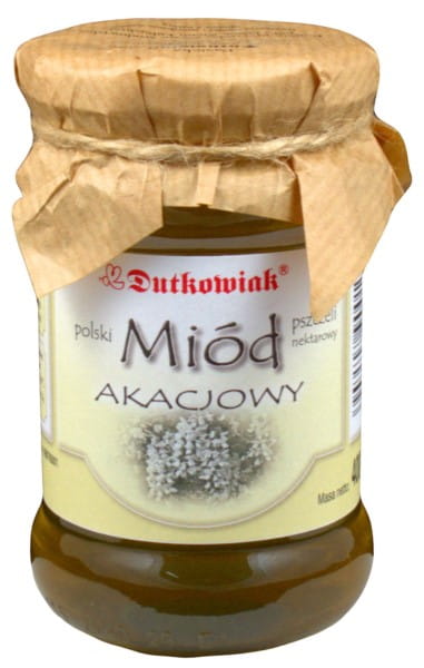 Acacia honey 400g strengthens the immunity of DUTKOWIAK