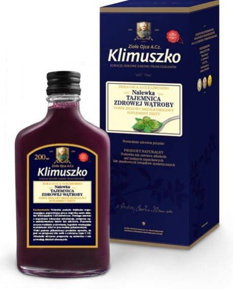 Tincture to support the work of the liver 200ml KLIMUSZKO
