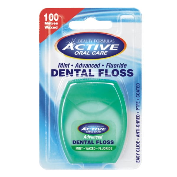 Dental floss active mint BEAUTY FORMULAS