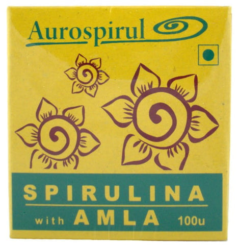 Spirulina with Amla 100 caps. Deacidifies AUROSPIRUL