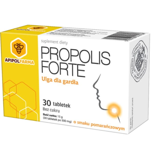 Propolis FORTE Orange 30 Tab. APIPOL-FARMA - Biogo.de Hlavní obrázek produktu