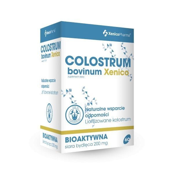 Colostrum bovinum xenico 200 mg XENICOPHARMA