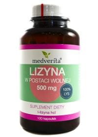 Lisina de Forma Libre 500 MG 100 C�psulas MEDVERITA