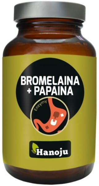 Bromelain Papain 500 MG 90 Kapseln Verdauung HANOJU - Biogo.de