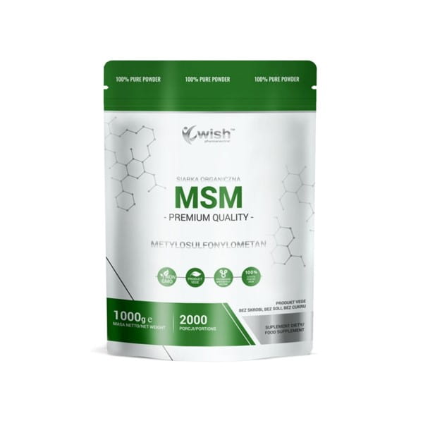 MSM os, articulations et muscles solides 1 kg WISH