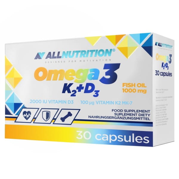OMEGA 3 K2 D3 30 Cápsulas TODA LA NUTRICIÓN