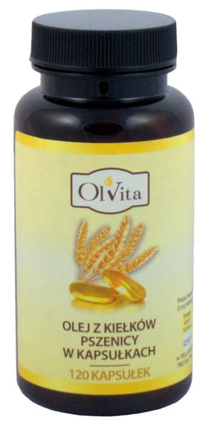 Wheat germ oil in capsules of 120 OLVITA capsules